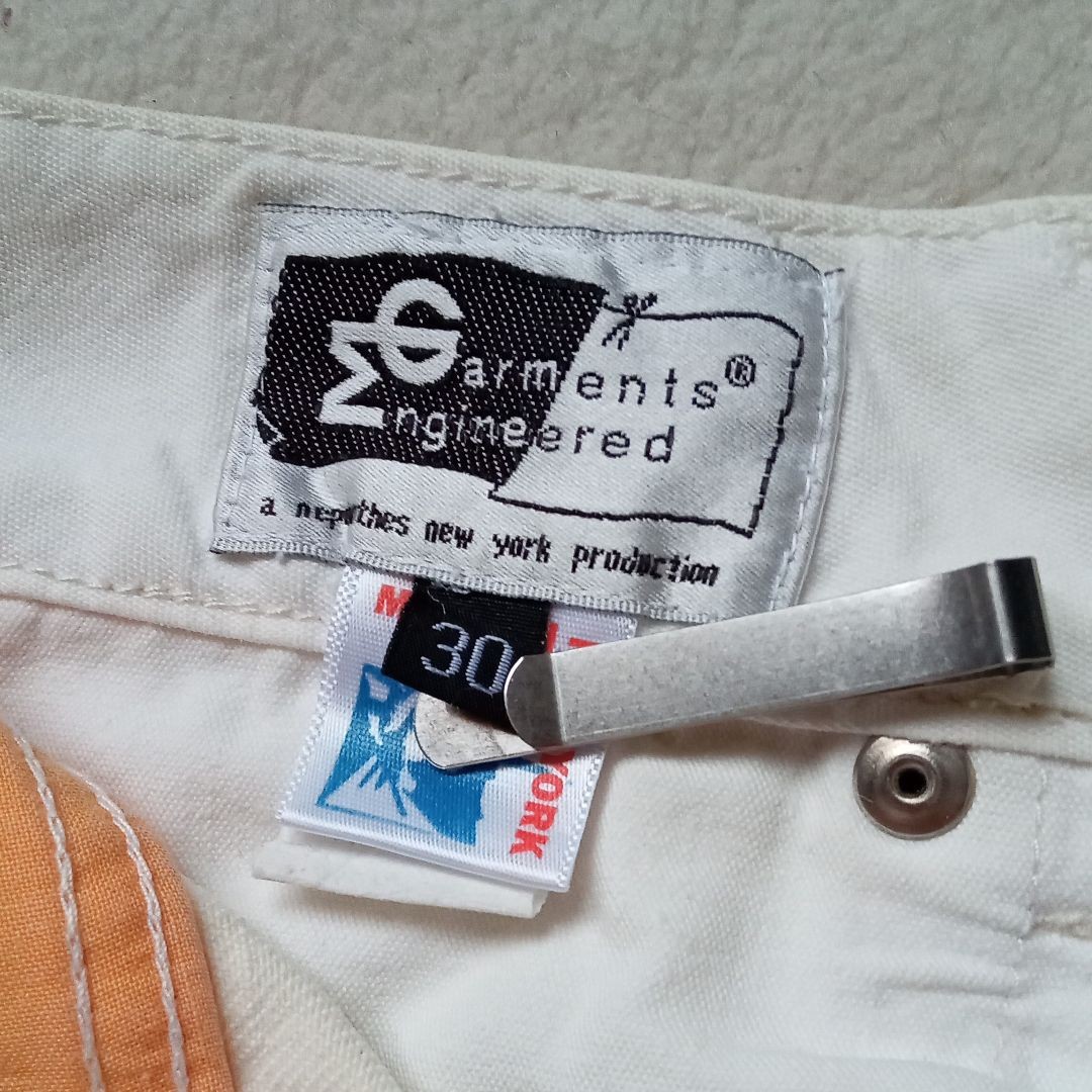 USA製 ENGINEERED GARMENTS エンジニアードガーメンツ ホワイト デニム