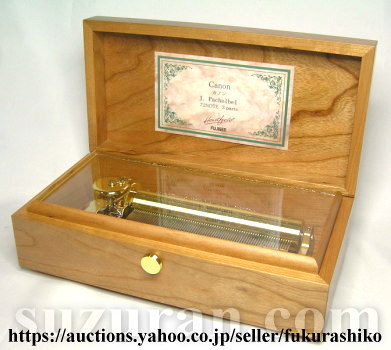 新品72弁 特注曲♪さくらさくら（３パーツ）オルフェウス 桜材BOX オルゴール 新品】72弁 特別曲 ♪さくらさくら（3パーツ） 桜材BOX オルフェウス