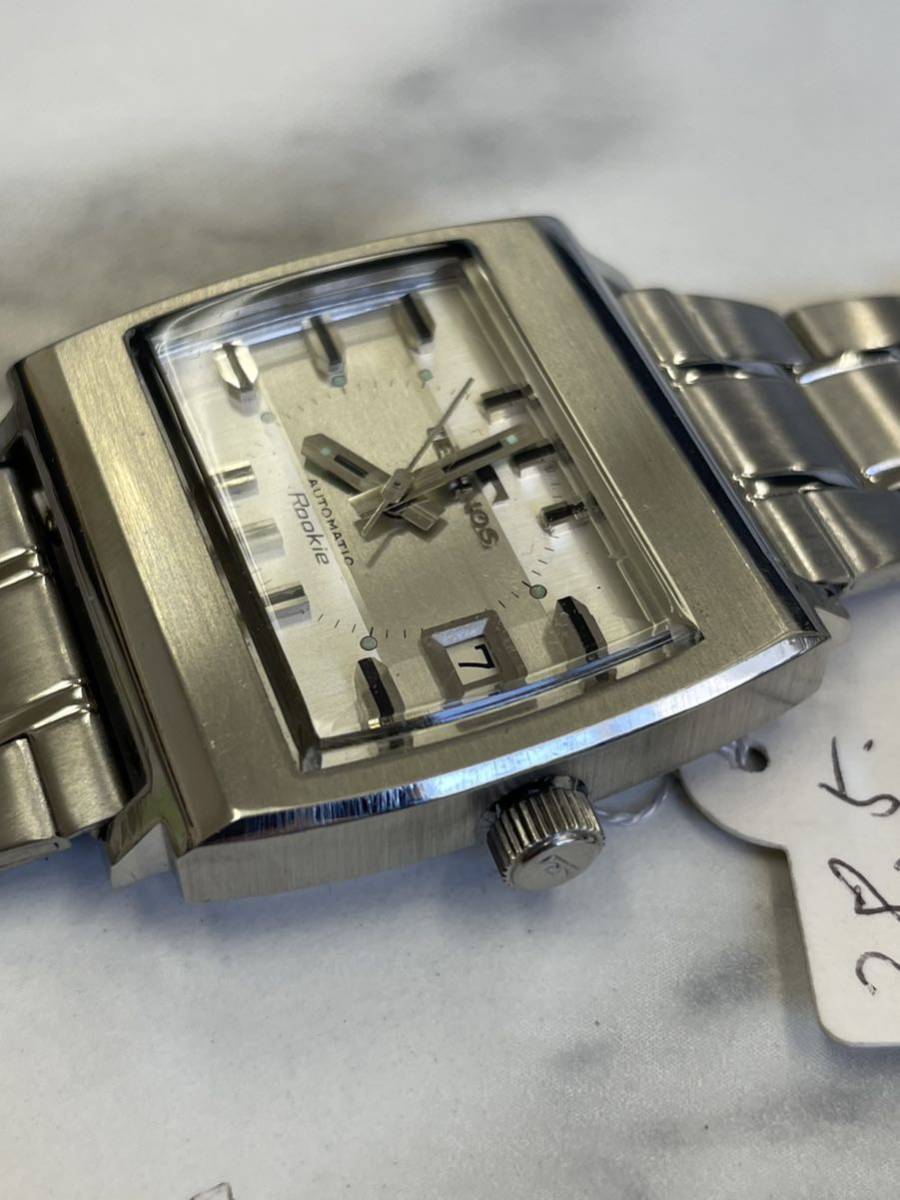 125.稼働品 TECHNOS テクノス AUTOMATIC オートマチック Rookie 
