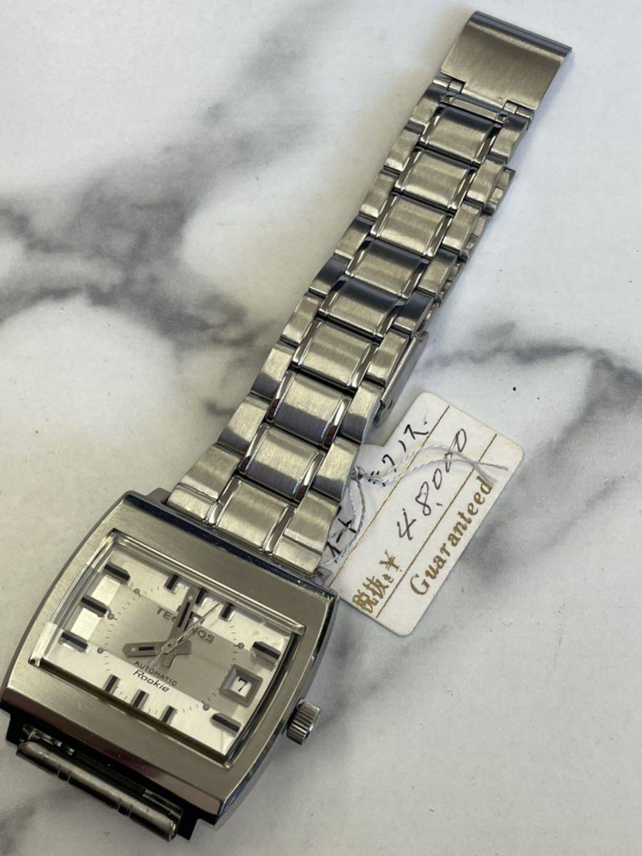 125.稼働品 TECHNOS テクノス AUTOMATIC オートマチック Rookie 