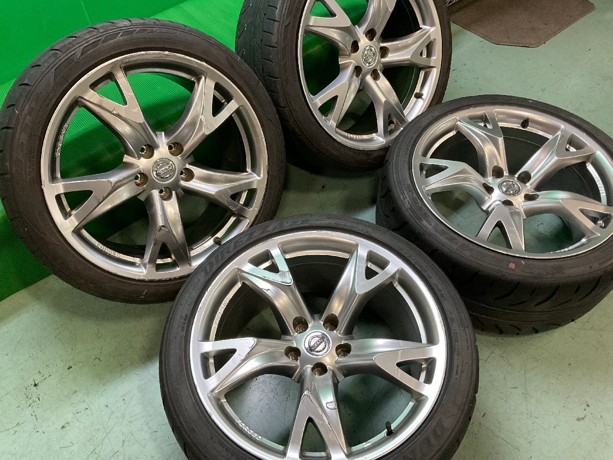 フェアレディZ Z34 日産純正 19インチ 9J 10J アルミホイール 鍛造 4本