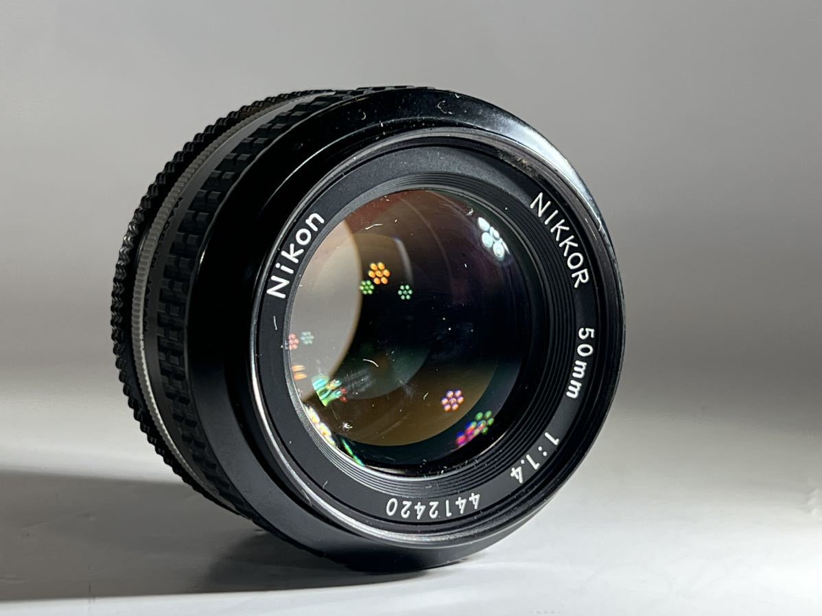 美品　ニコン　Nikon Nikkor　50mm F1.4 Ai　カメラレンズ 標準 単焦点　#0116