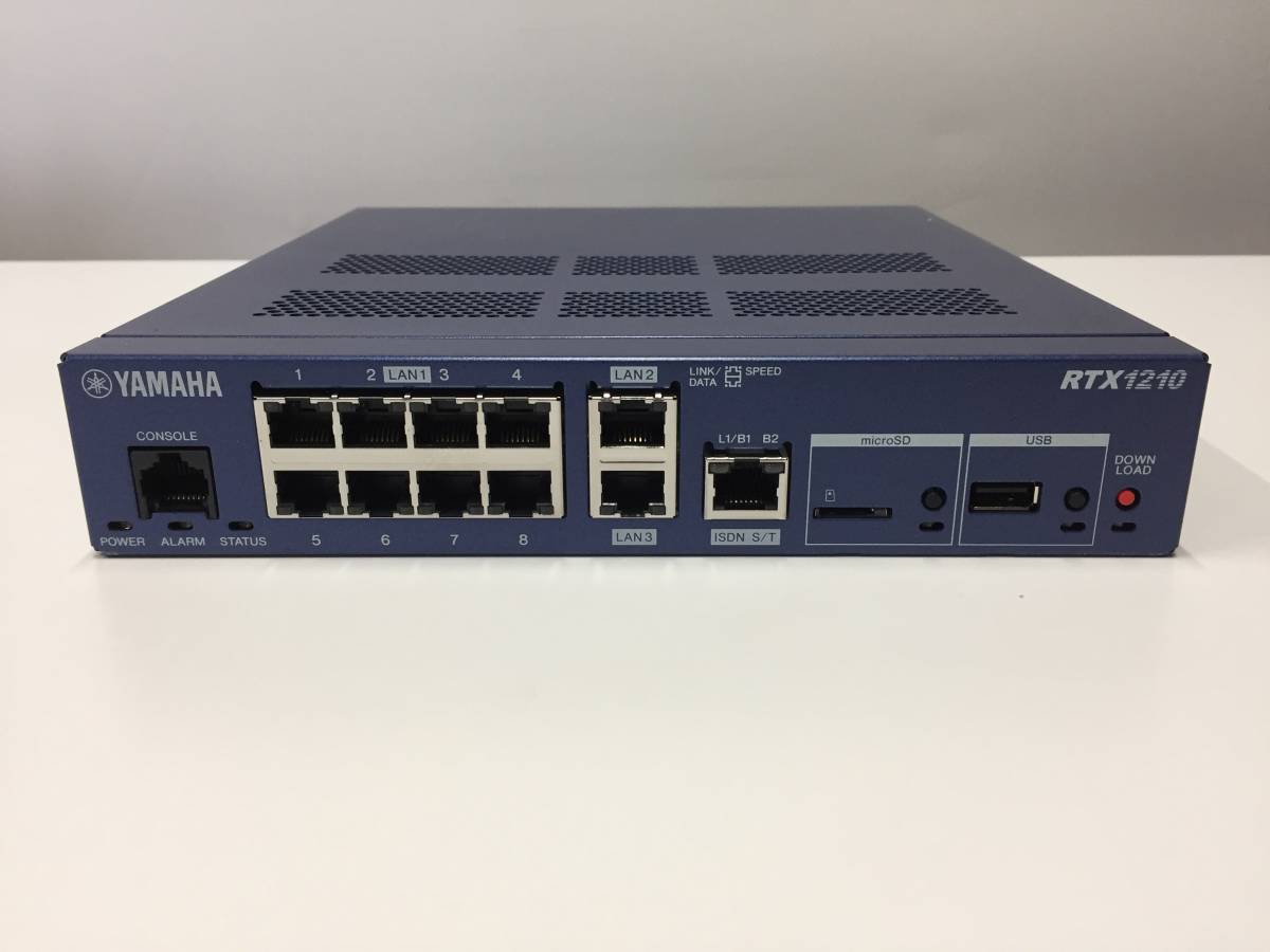 RTX1210 ヤマハ | ギガアクセスVPNルーター ギガアクセスVPN F⁄W 