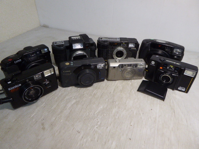 「コンパクトフイルムカメラ ８台セット ジャンク扱い現状品」　