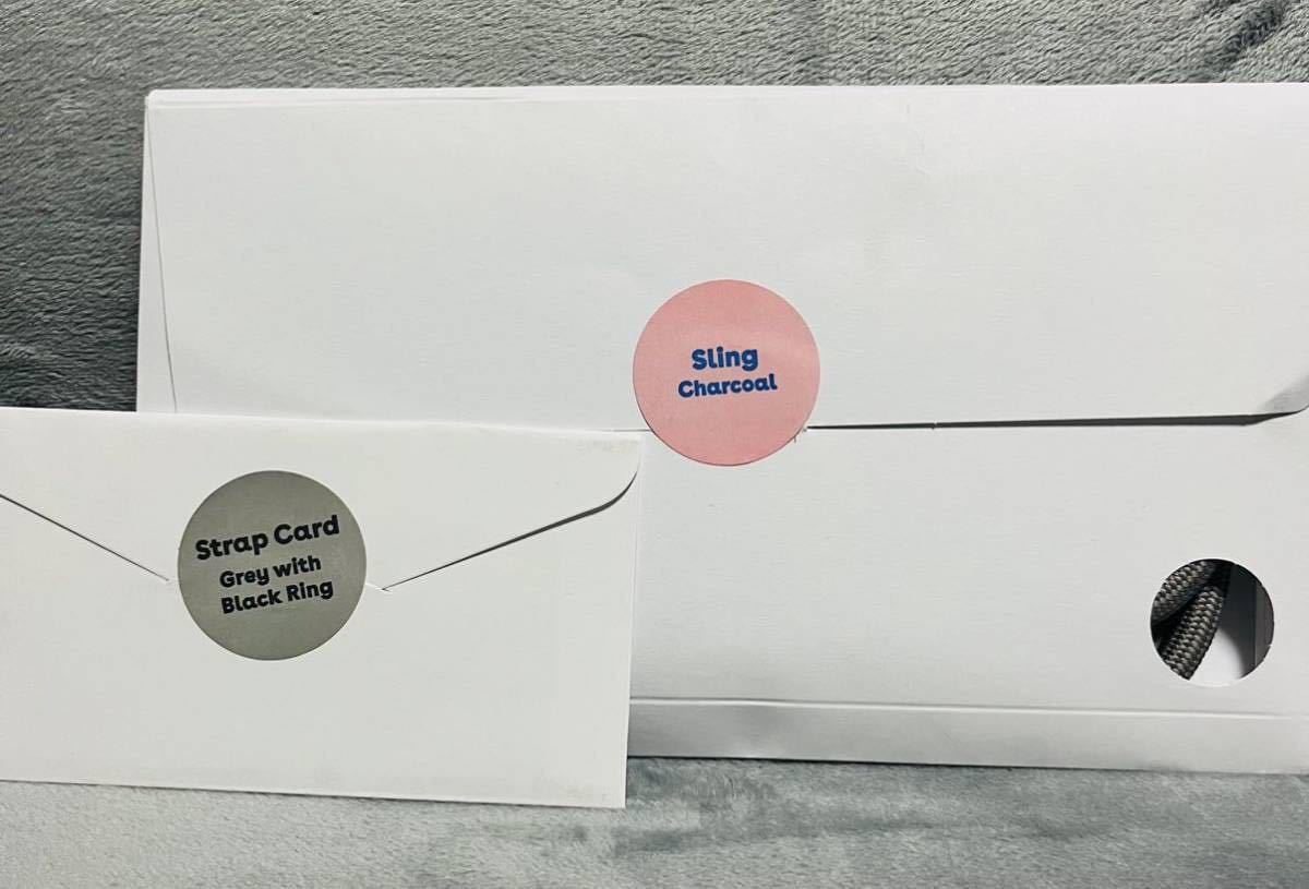 CASETiFY ケースティファイ スマホショルダーストラップ チャコール 