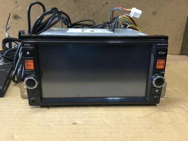 日産純正　フルセグナビ MC313D-W 地図2013年 ETC付　DVD　Bluetooth　