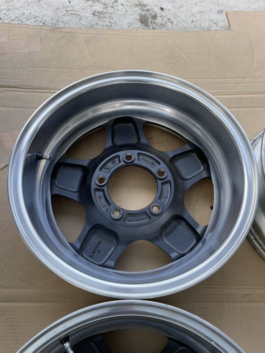 ja11 純正 逆履き 4本セット エンケイ 深リム 5.5j 16インチ クロカン 