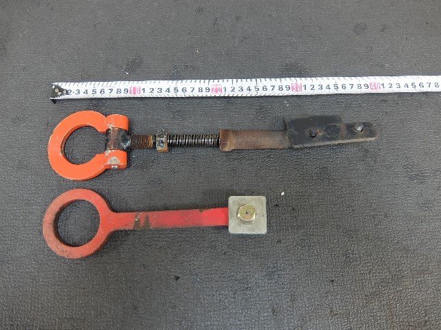 最安値 DC2 インテグラ タイプRにて使用 社外トーイングフック/牽引フック 前後セット の100円(エアロパーツ)｜売買されたオークション情報、yahooの商品情報をアーカイブ公開 - オークファン ホンダ用