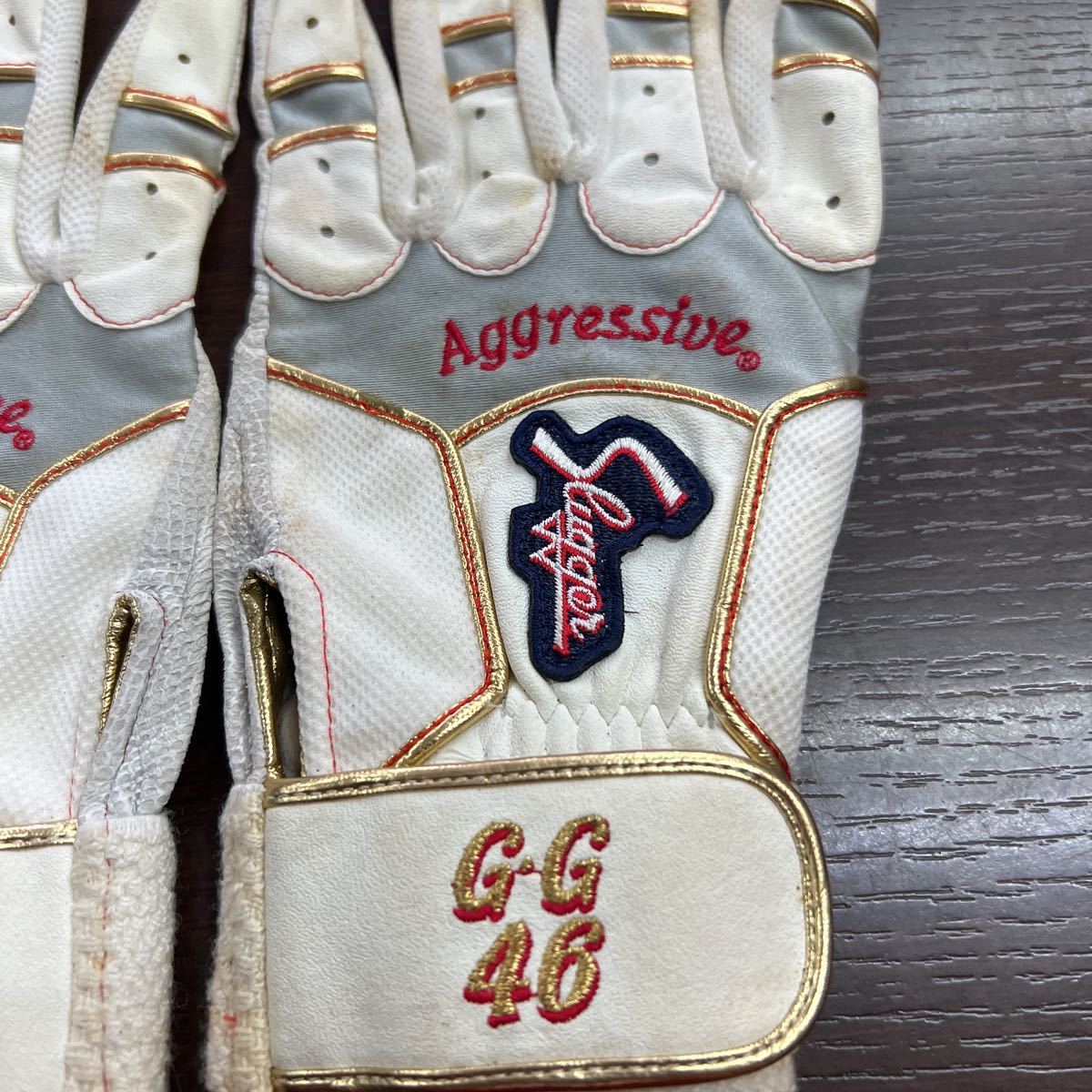 Slugger製 西武ライオンズ 実使用 バッティンググローブ#46 G.G.佐藤