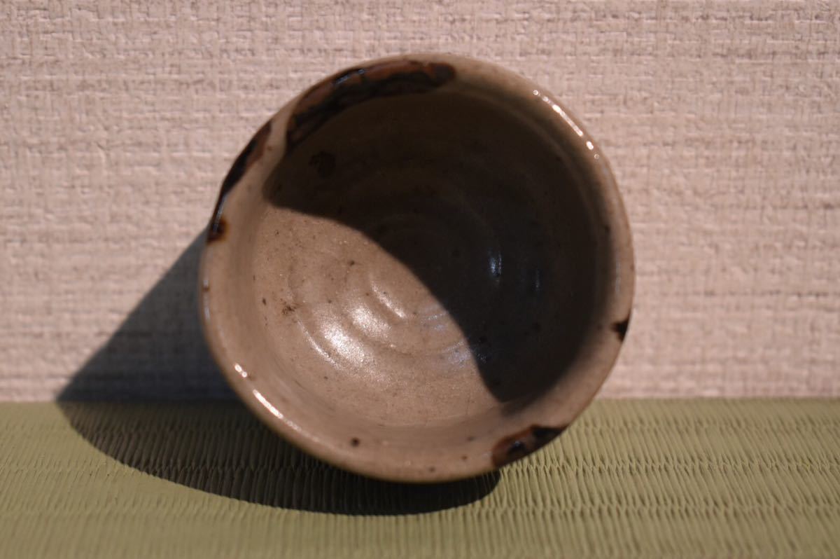 【GE】Z977【コレクター所蔵品】時代 唐津ぐい呑 /日本美術 骨董品 時代品 美術品 古美術品 酒器