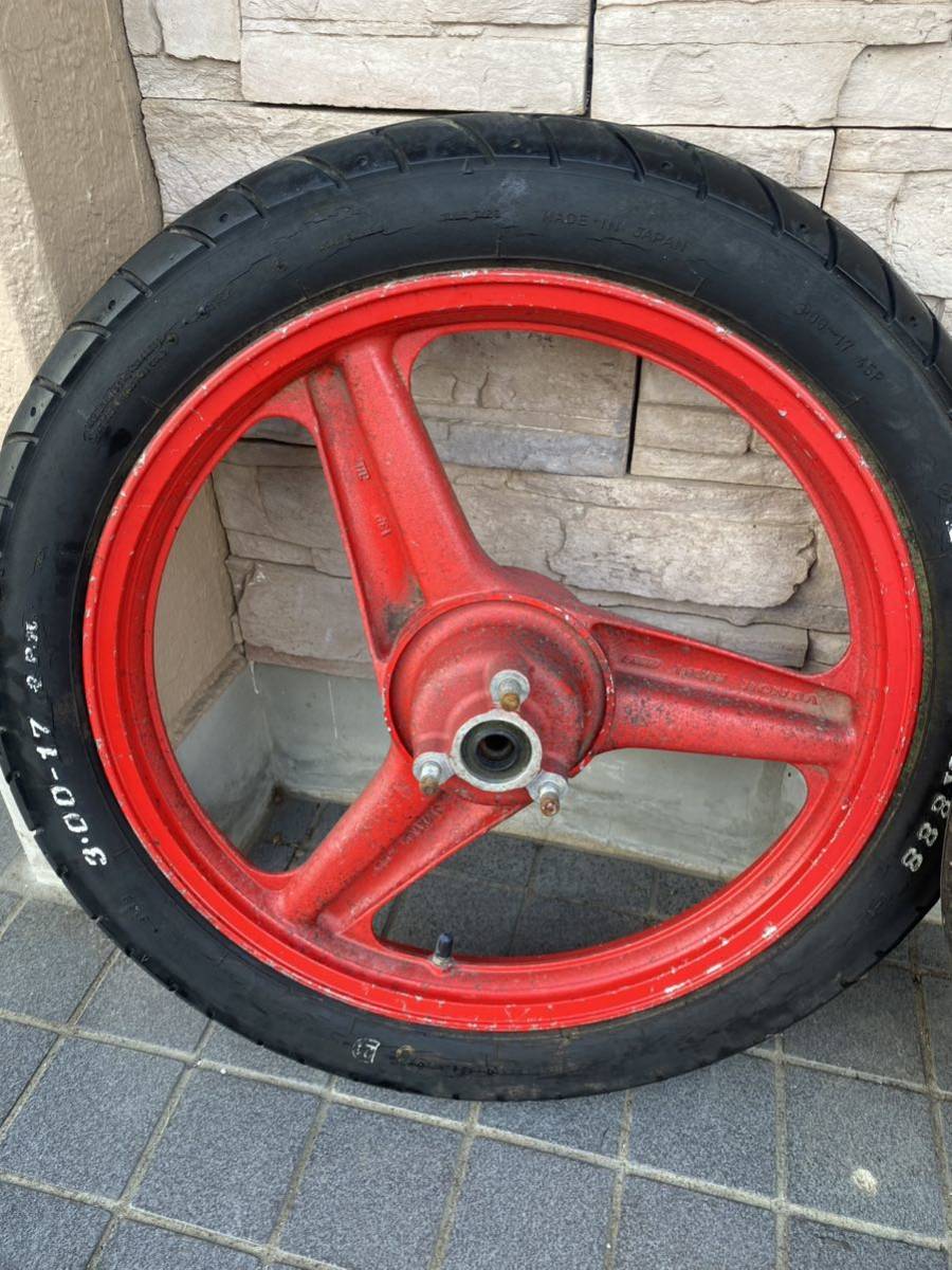 ホンダ NS50F 純正ホイール 前後セット 再塗装ベース等に 希少パーツ