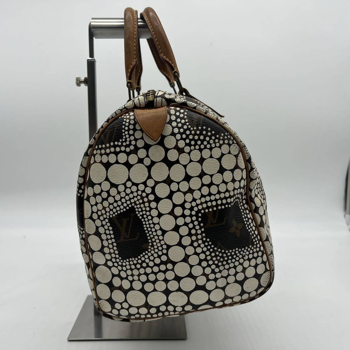 1円 極 LOUIS VUITTON ルイヴィトン 草間彌生 スピーディ30 モノグラム  