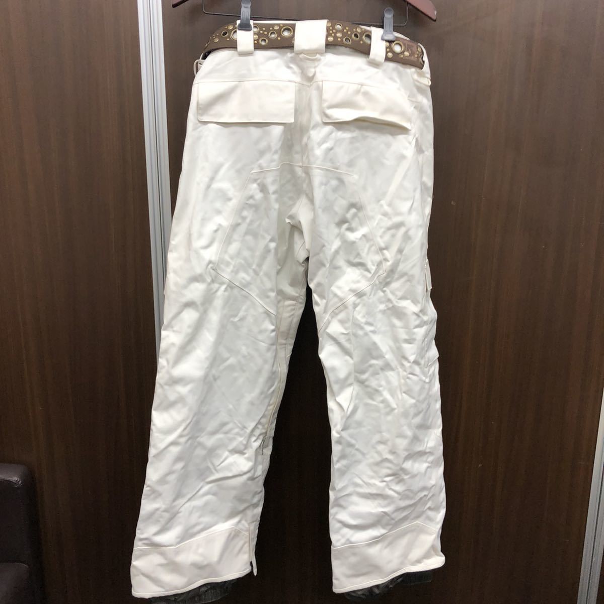 BURTON スノーボードウェア The White Collection Sサイズ 上下セット