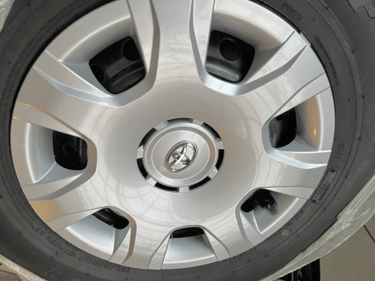 新車外し ハイエース ダンロップ2020年製 195/80R15 + 純正ホイール 15