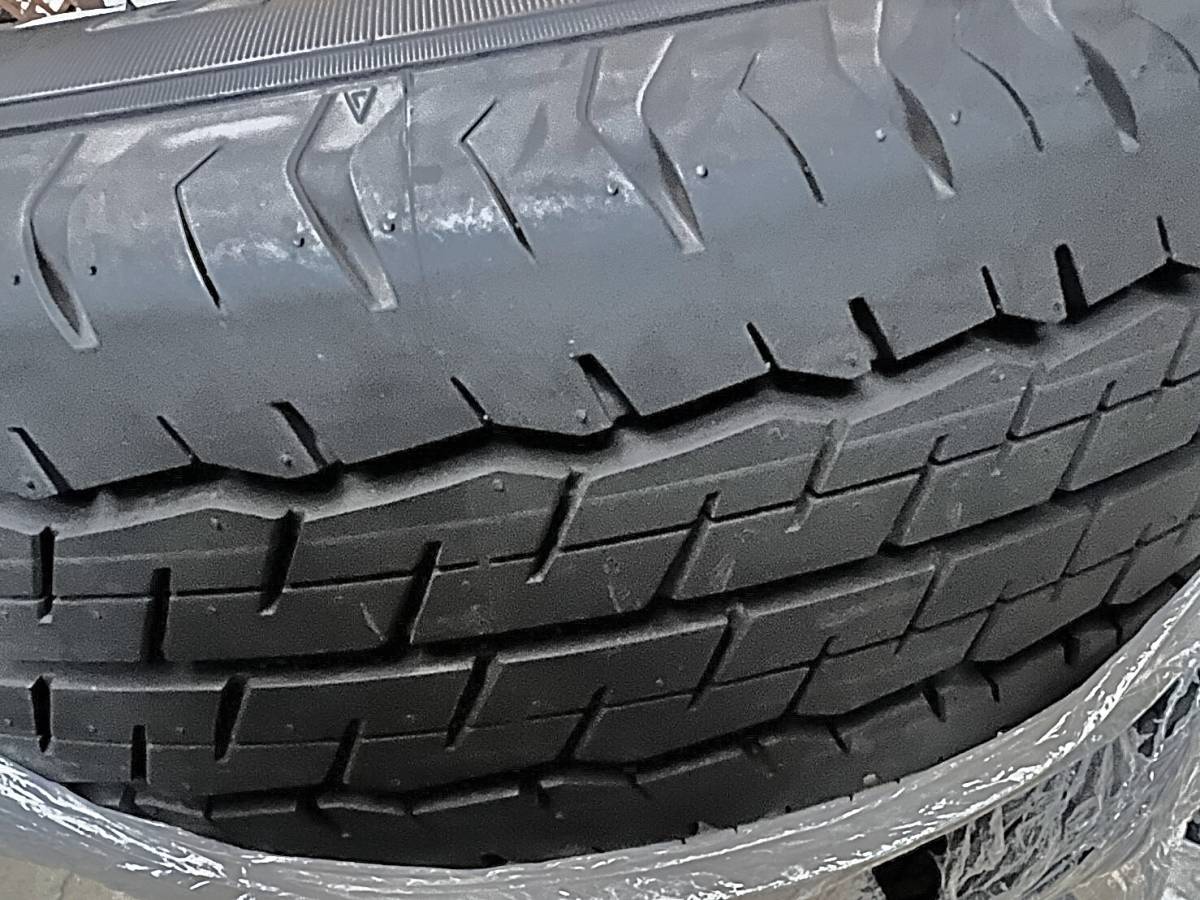 新車外し ハイエース ダンロップ2020年製 195/80R15 + 純正ホイール 15
