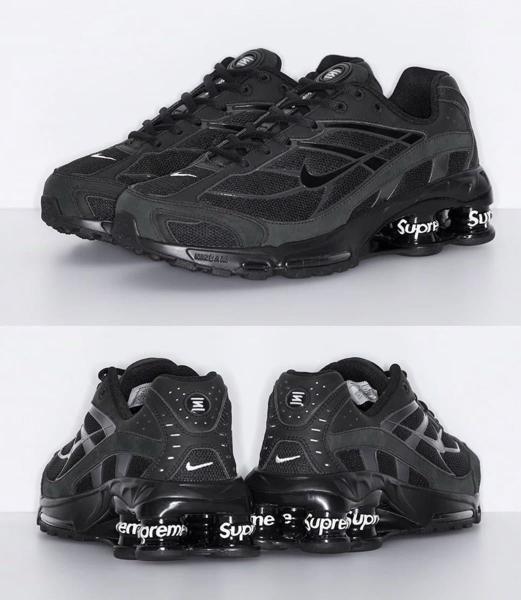 ★ 【 27.5cm 】 Supreme Nike Shox Ride 2 BLACK / DN1615-001 黒 シュプリーム ナイキ US 9.5