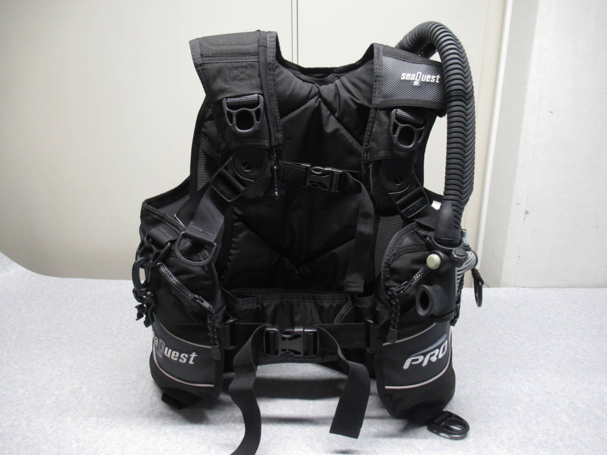 AQUA LUNG アクアラング SEAQUEST シークエスト PRO BCジャケット サイズS 管理5M0323N-B5