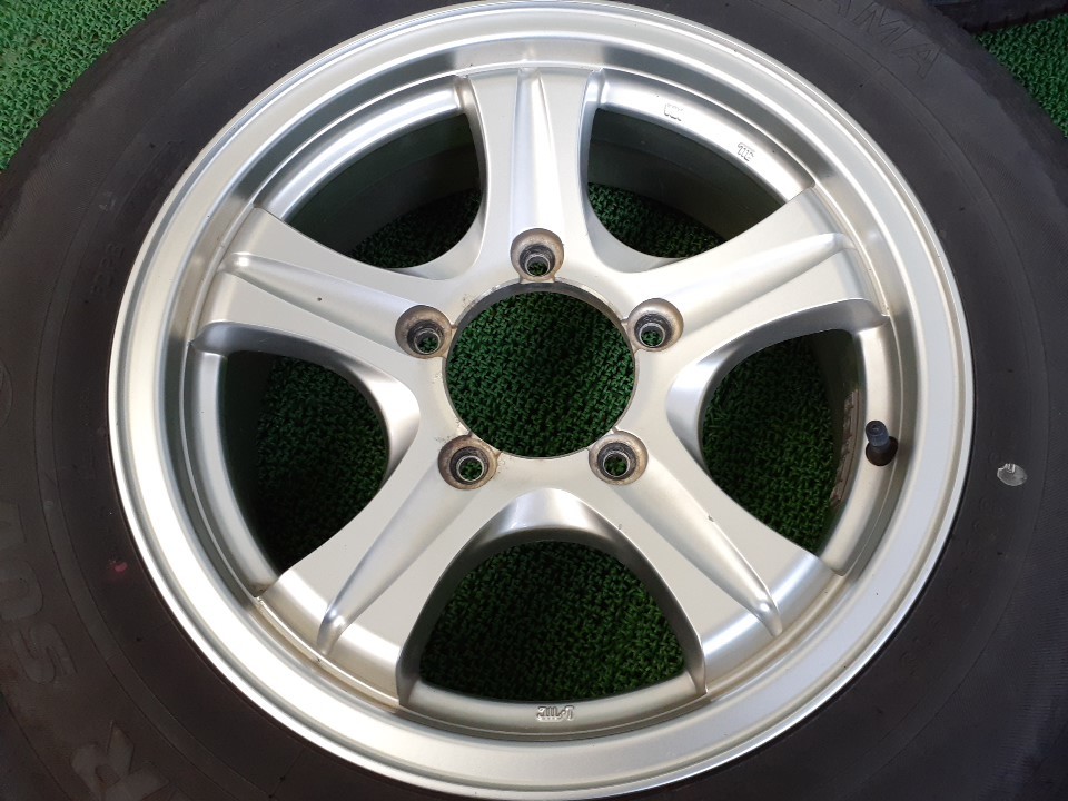 ジムニーに Weds KEELER 16×5.5J +19 ヨコハマ GEOLANDER SUV 175/80R16 溝有夏タイヤ付4本 中古 売切!! キーラー +19 ジムニー のパーツレビュー ジムニーシエラ(k_oz) みんカラ