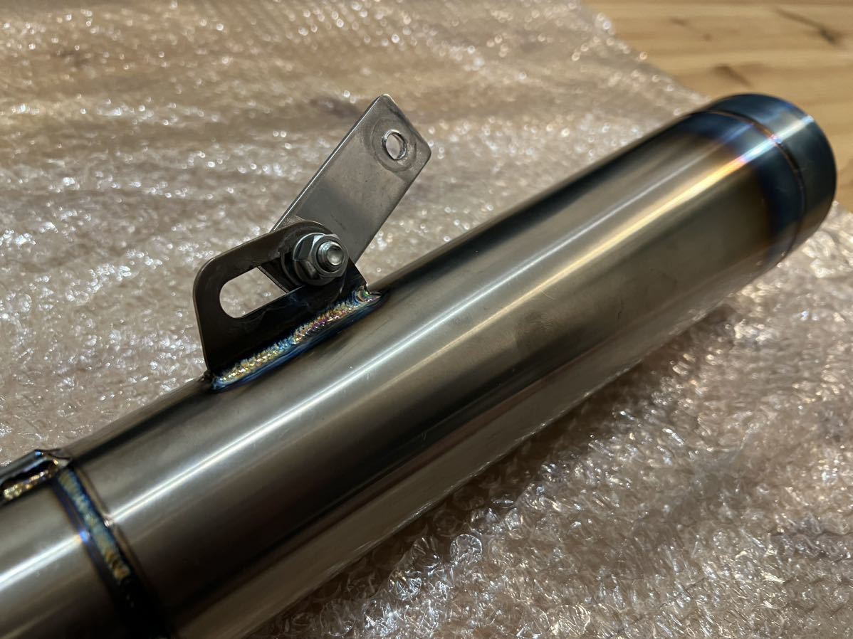 1円スタート モトGP チタン テーパー サイレンサー 差込 60.5 汎用