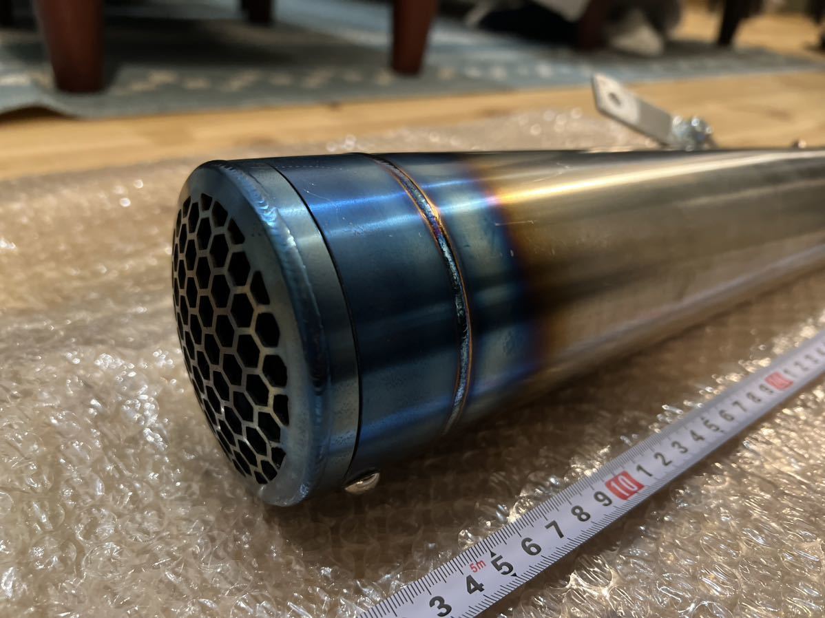1円スタート モトGP チタン テーパー サイレンサー 差込 60.5 汎用