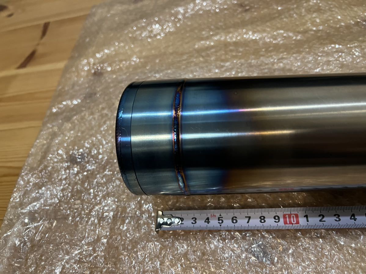 1円スタート モトGP チタン テーパー サイレンサー 差込 60.5 汎用