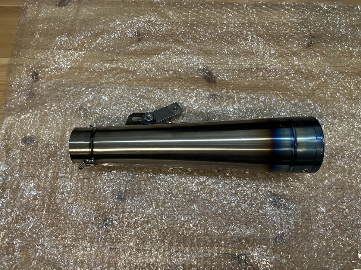 1円スタート モトGP チタン テーパー サイレンサー 差込 60.5 汎用