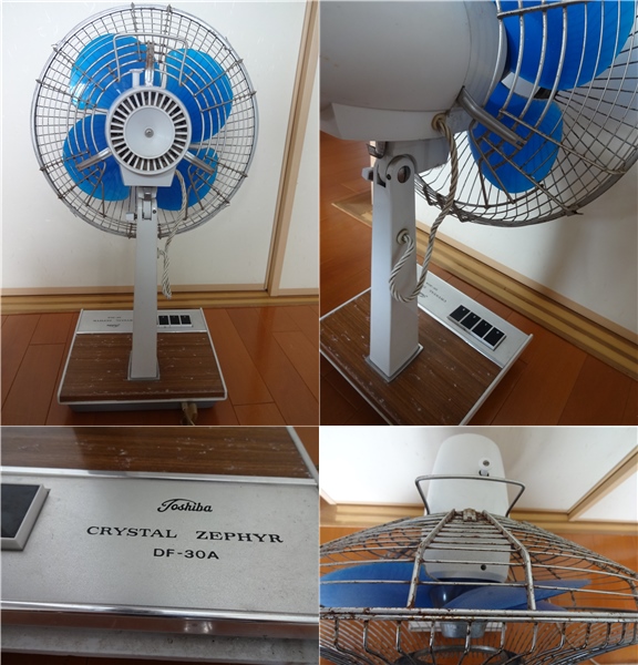 昭和レトロ 東芝 クリスタルゼファー df-30a TOSHIBA 東芝扇風機