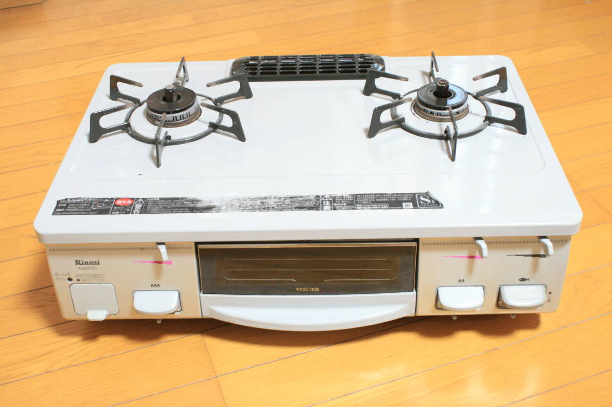 LPガス用 リンナイ ガステーブルRT61GH-L 左強火タイプ ガスコンロ 