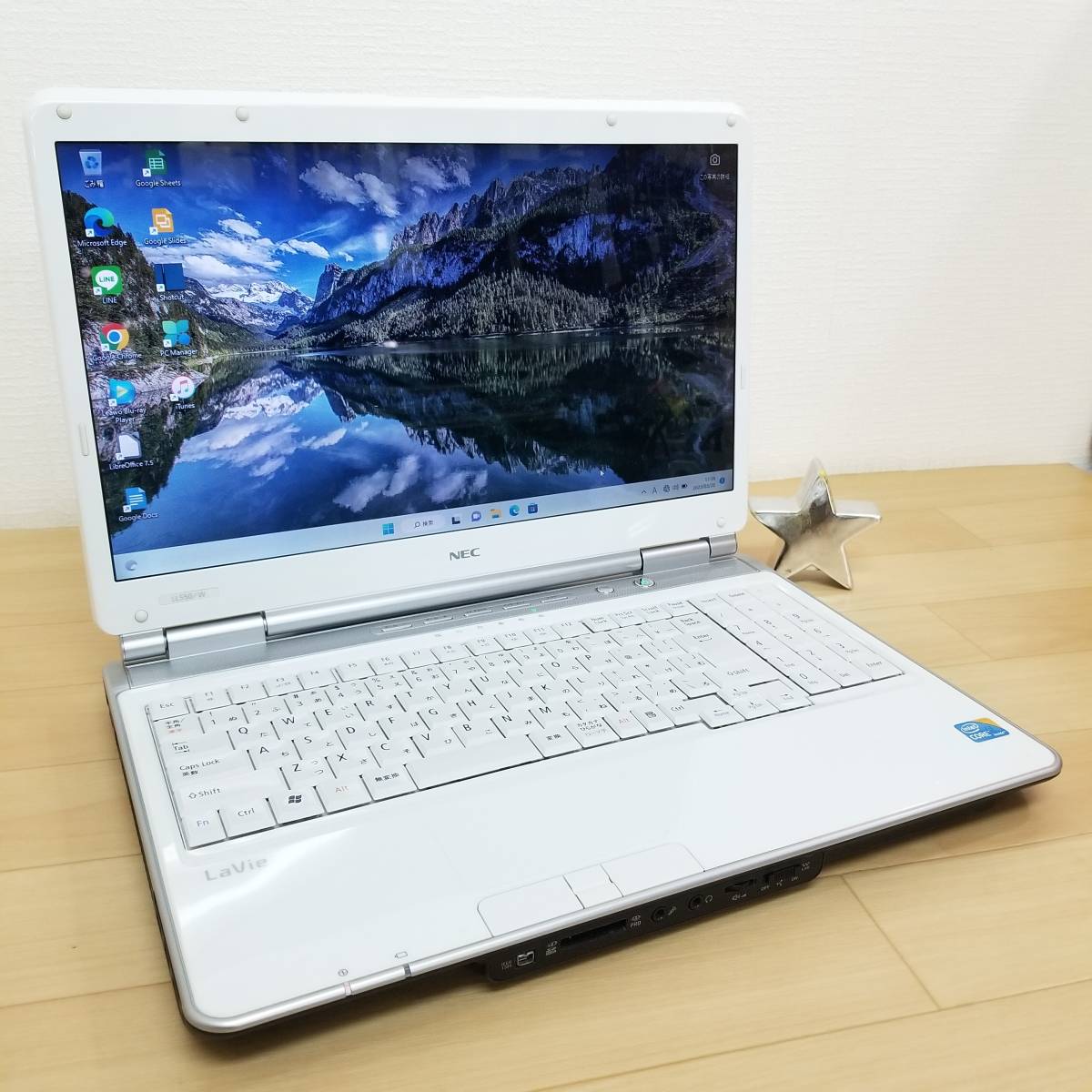 ★美品★新品SSD240GB搭載/高性能i3搭載/メモリ4GB/無線 Wi-Fi/Office/Win11/PC-LL550WJ1JW(D1699)