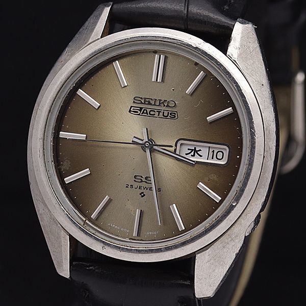 セイコー 5アクタス 6106-8660 - 1円 自動巻 OH済 SEIKO 0 Yahoo 