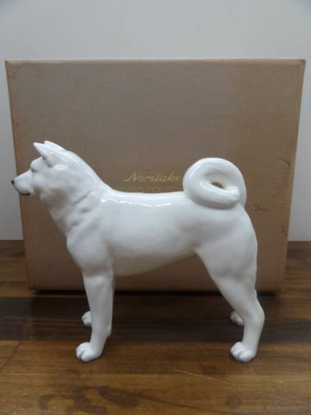 Noritake STUDIO COLLECTION ボーンチャイナ秋田犬 □ノリタケスタジオ