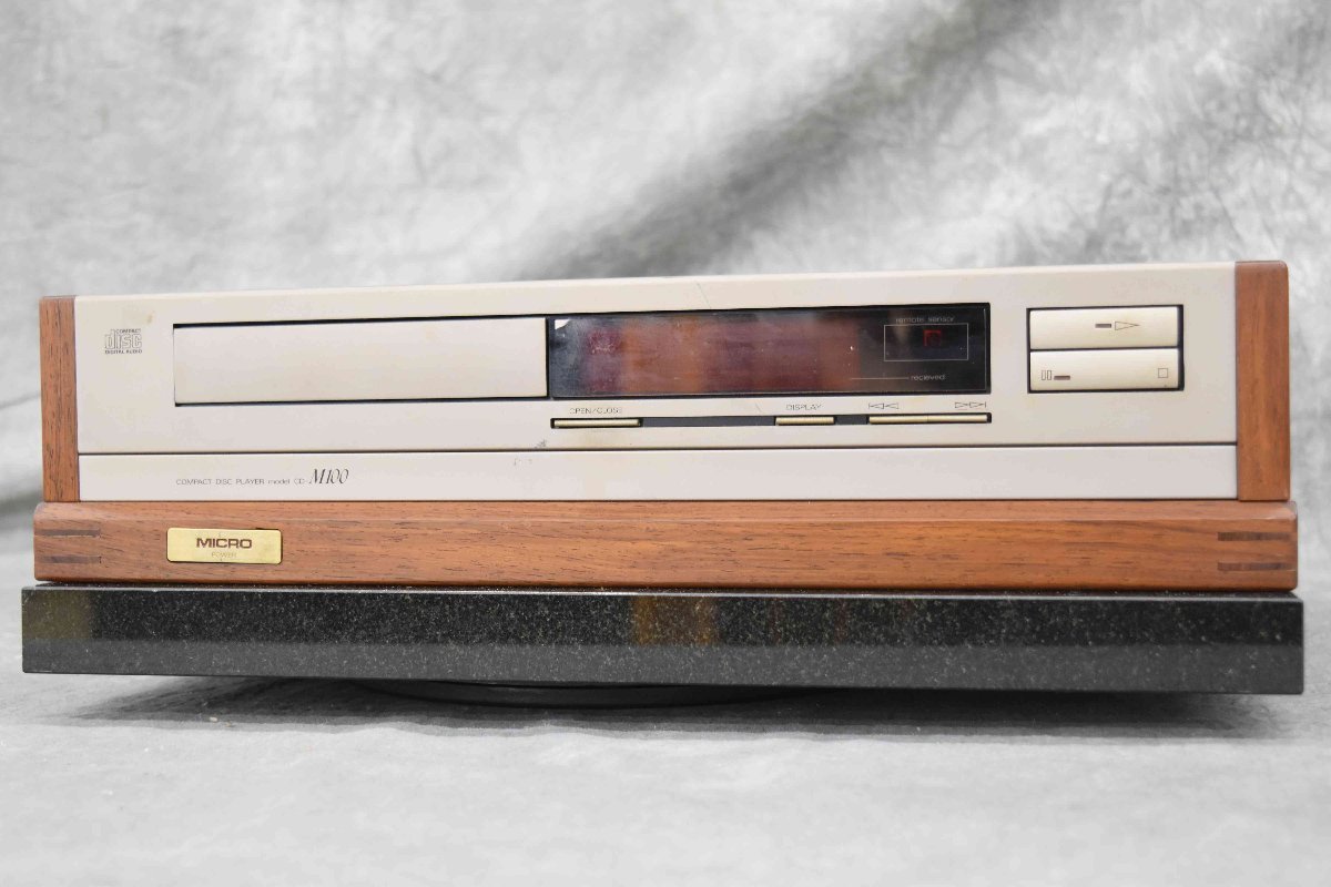F☆MICRO マイクロ CDプレーヤー CD-M100 ☆ジャンク品☆