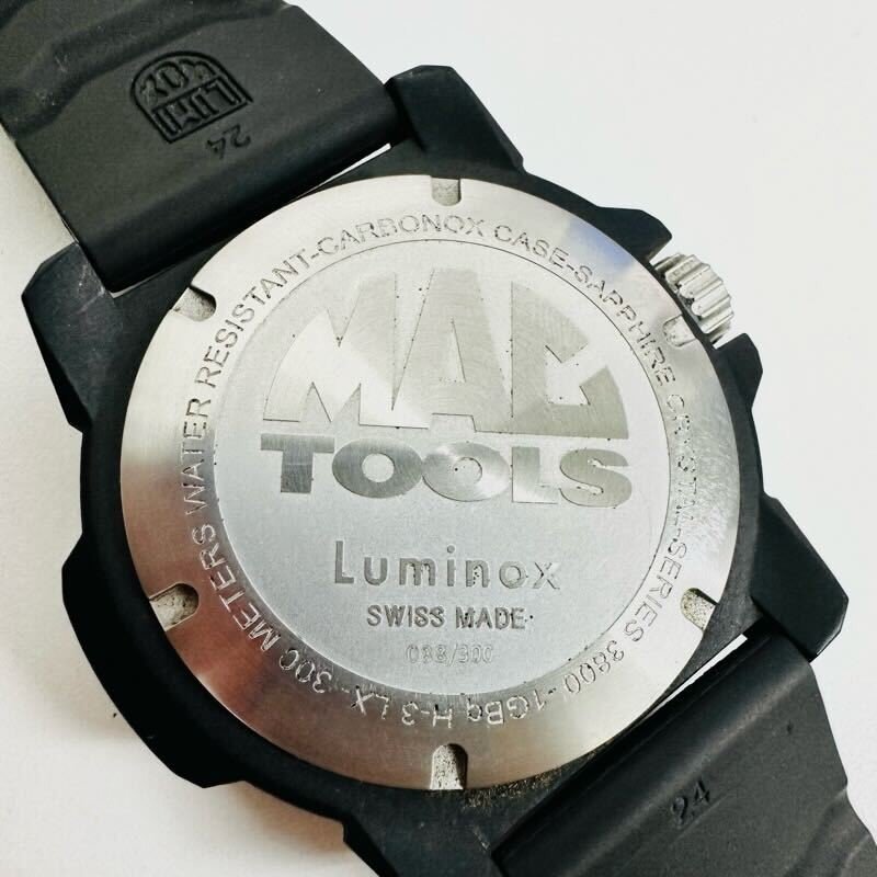 AVALANCHE 腕時計 Luminox × MACTOOLS 腕時計 3801 ネイビーシールズ 限定300本 クオーツ