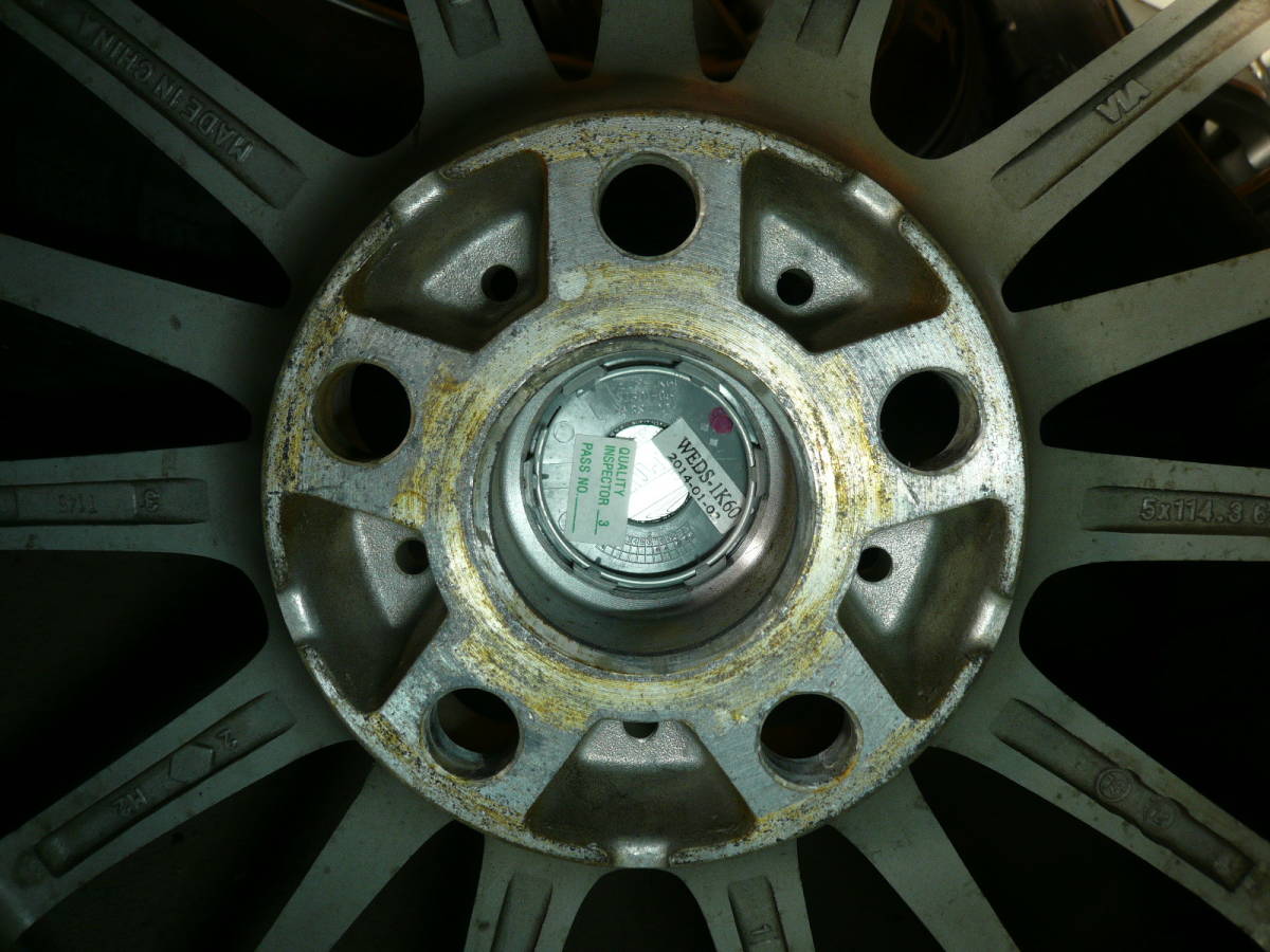 お得，高品質 L-0532スタッドレス屋205/60R16アルミ付き４本（6.5J 114.3 5穴 +38)⑳　　　本州送料込み