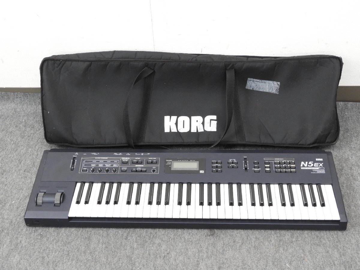 KORG microSTATION 61鍵 美品！ MW1 電源、ペダル、ソフトケース付