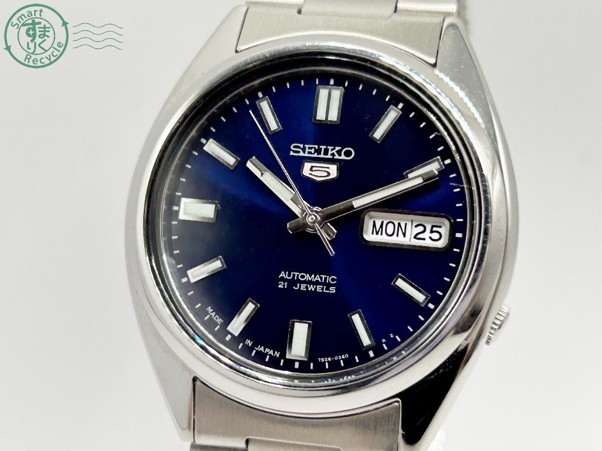 03411273 ◇ SEIKO セイコー 7S26－0480 5 ファイブ AT 自動巻き 21石
