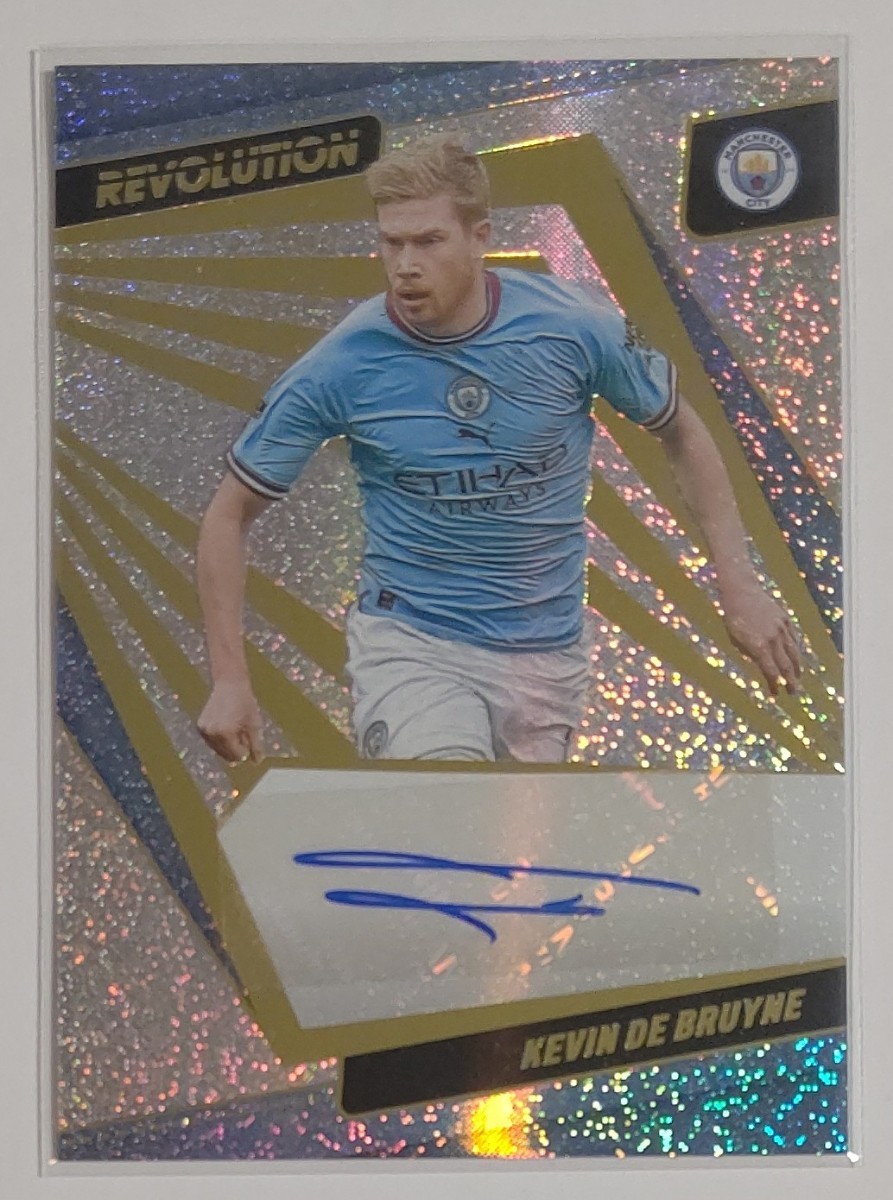 PANINI REVOLUTION PREMIER LEAGUE SOCCER2022-2023 AUTOGRAPH KEVIN DE BRUYNE オート マンチェスターシティ Revolution Panini Premier
