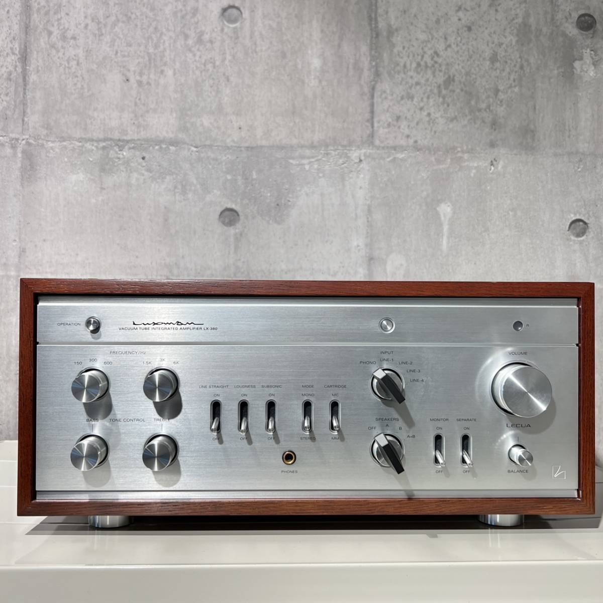 【H0016】売切 動作良好 LUXMAN LX-380/RA-25 真空管 プリメインアンプ LX380 ラックスマン リモコン未使用 メンテナンス済