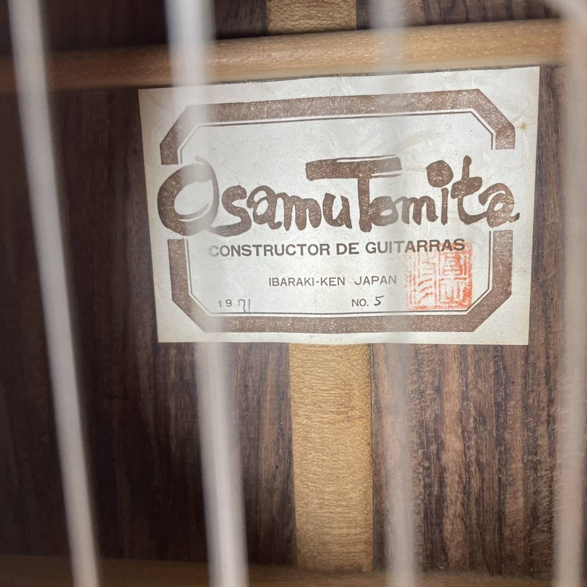 E86今】☆【現状出品】OSAMU TOMITA アコースティックギター 富田修