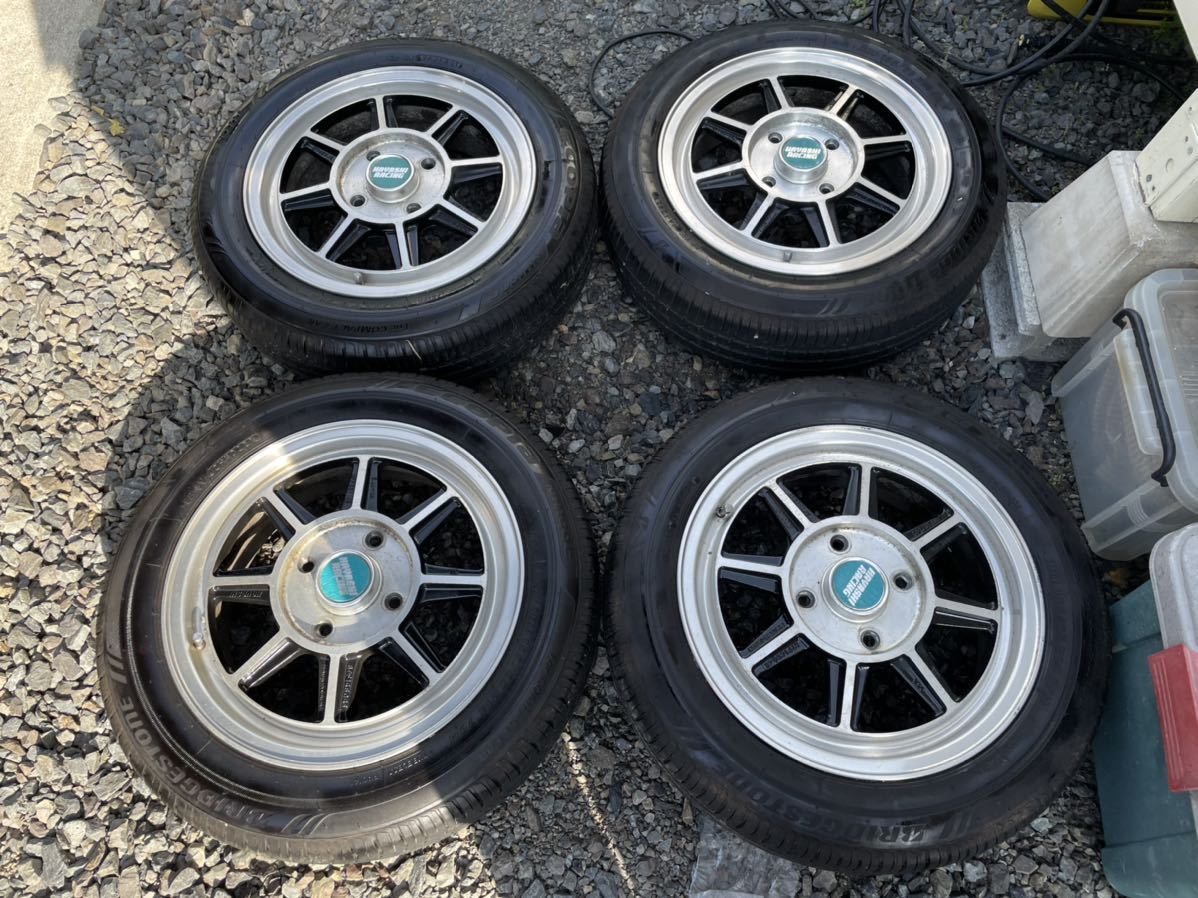 全国無料，得価 PCD110 ハヤシストリート 14インチ 超 ダイハツ旧ピッチ ミラなどに 5J +45 ガリ傷歪みなし 街道レーサー旧車バリ溝使用可(社外品)｜売買されたオークション情報、yahooの商品情報をアーカイブ 4穴