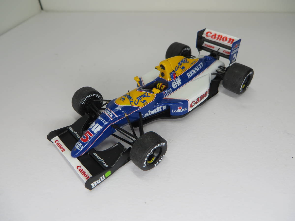 素人 完成品 1/43 タメオ ウィリアムズ ルノー FW14B 南アフリカGP 