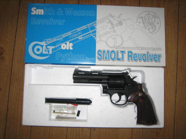 タナカ ガスリボルバー SMOLT 4inch version3 HW 中古