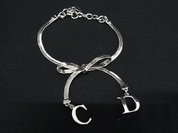 1円 □極美品□ Christian Dior クリスチャンディオール リボン