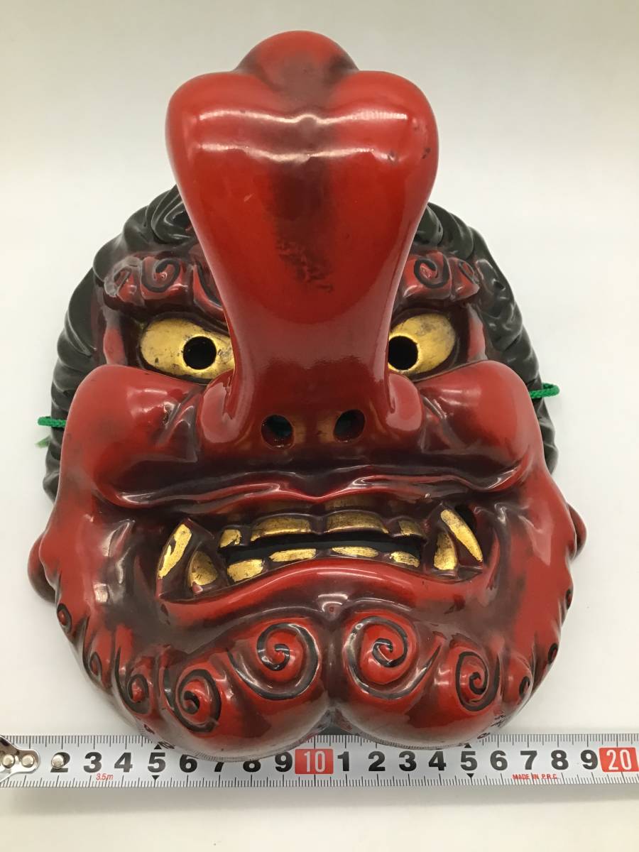 たまさん専用出品。 お面 アンティーク 松明丸 魔縁 検) 模国宝 般若 鬼面 | ⁄ 大天狗 天狗