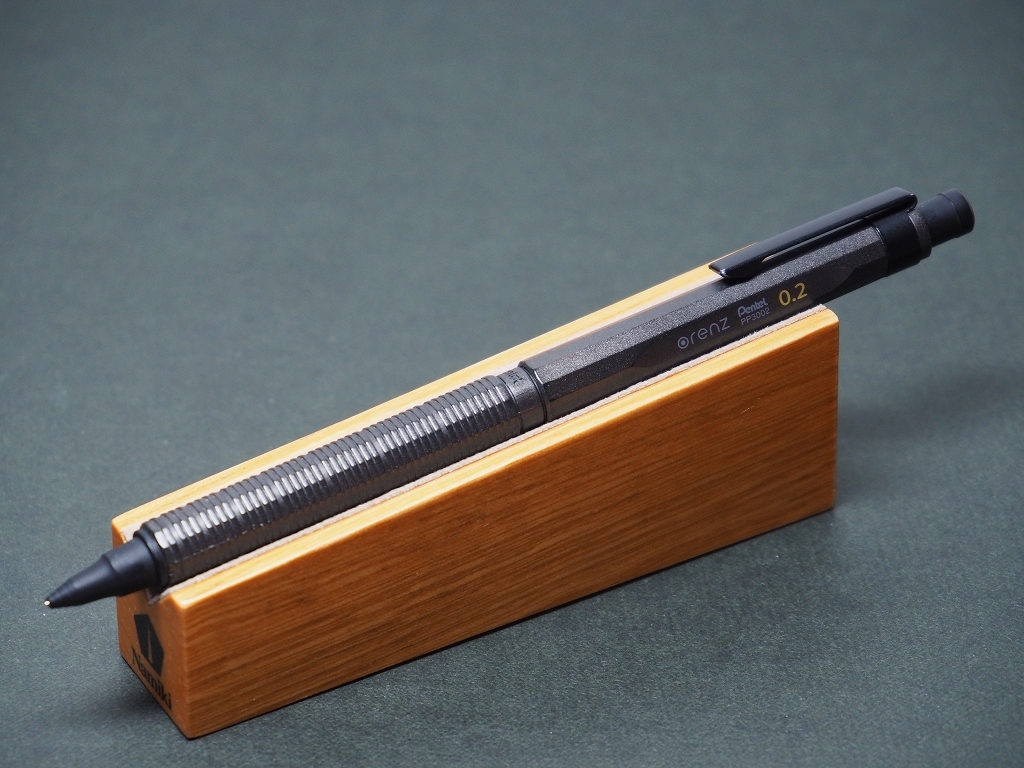 限定 ぺんてる オレンズネロ ガンメタル 0.2mm シャープペンシル/趣味  