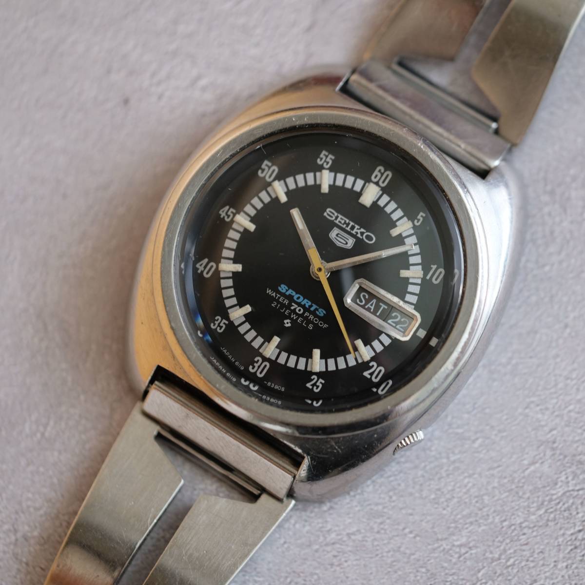お得，限定SALE SEIKO 5 SPORTS セイコー 5 スポーツ 6119-8310 JDM 自動巻 ビンテージ アンティーク メンズ腕時計(その他)｜売買されたオークション情報、yahooの商品情報をアーカイブ公開 - オークファン その他