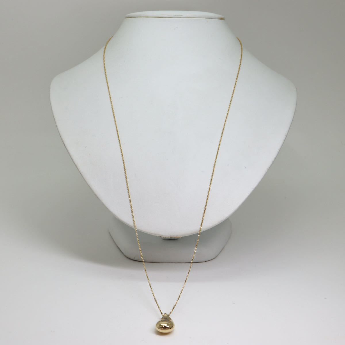 Tiffany&Co.(ティファニー)☆〈ティアドロップネックレス〉a K18(750 