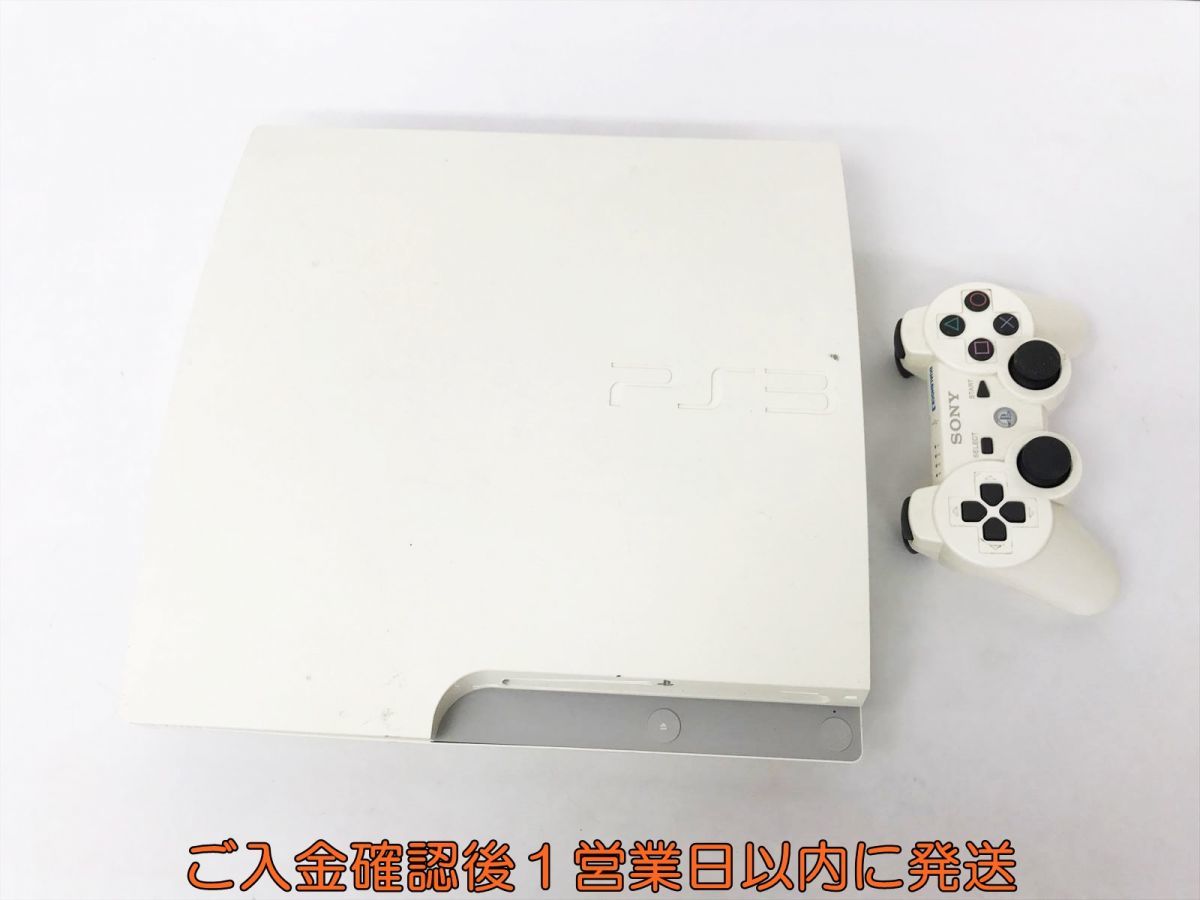 【1円】PS3 本体/コントローラー 160GB ホワイト SONY PlayStation3 CECH-3000A 初期化済み 未検品ジャンク DC10-041jy/G4