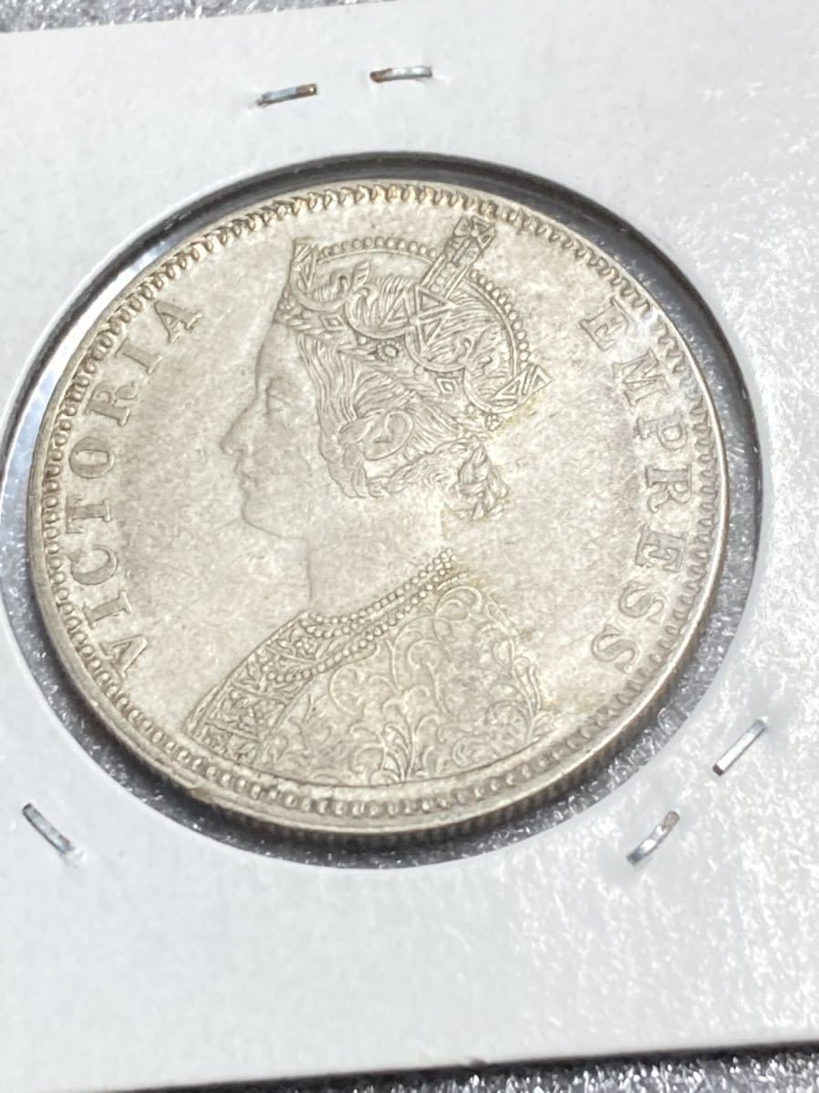 1ルピー銀貨 1ルピー ヴィクトリア女王 | NGC 1888年 英領インド