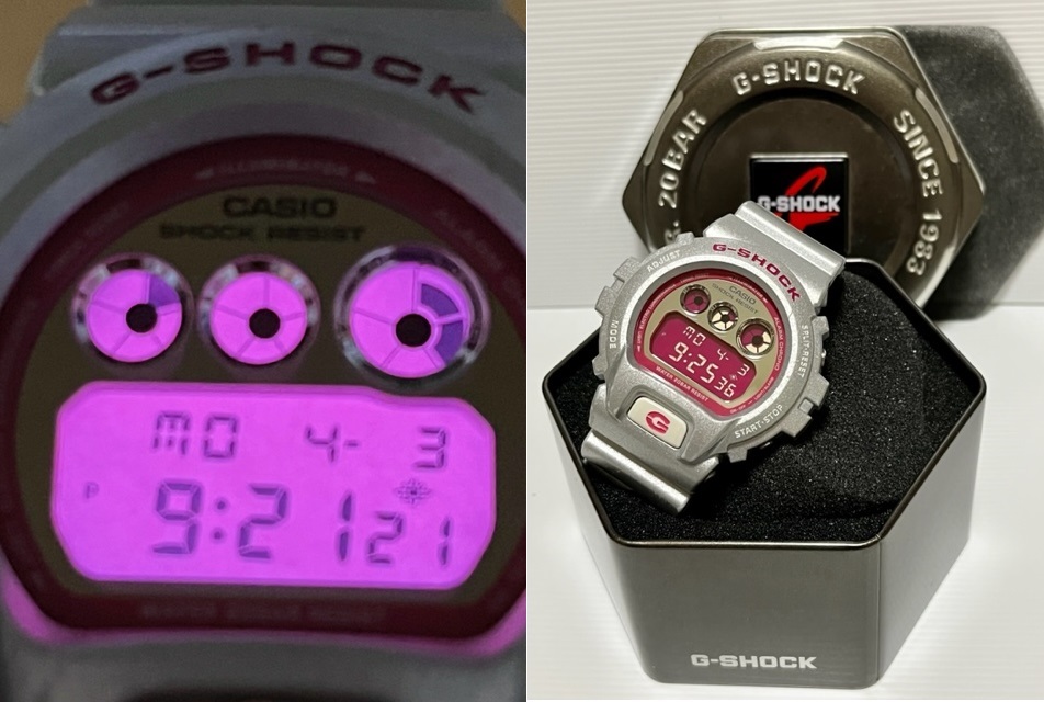CASIO G-SHOCK DW-6900CB-8 Crazy Colors クレイジーカラーズ シルバー  